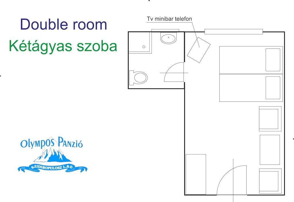 Hotel Olympos Panzió Budaörs Pokój zdjęcie